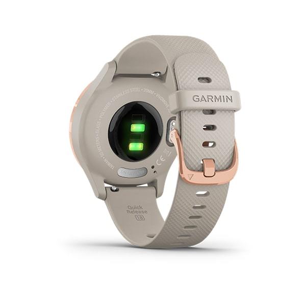 Garmin Vivomove 3S Sapphire Crystal Activity Tracking Smartwatch- Lightrose