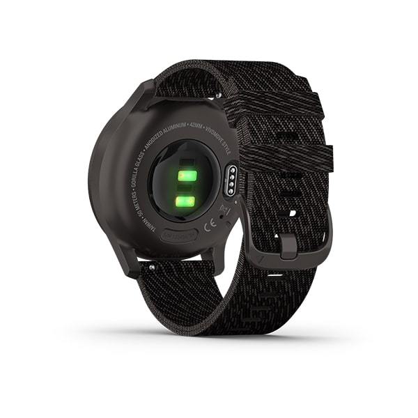 Garmin Vivomove Style Sapphire Crystal Activity Tracking Smartwatch- Black