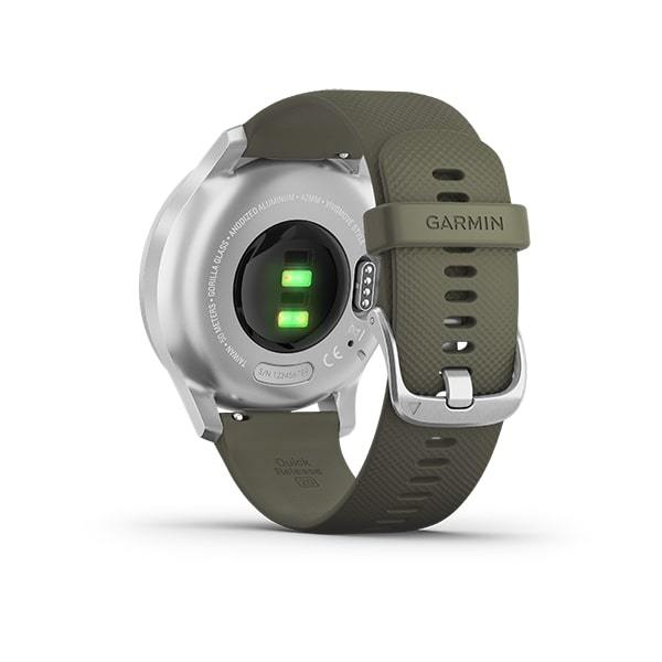 Garmin Vivomove Style Sapphire Crystal Activity Tracking Smartwatch- Silver Moss